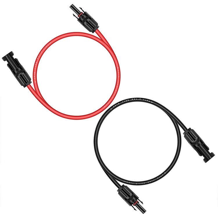 3Ft 10AWG Photovoltaïsche Kabel foar Solar Charge Controller