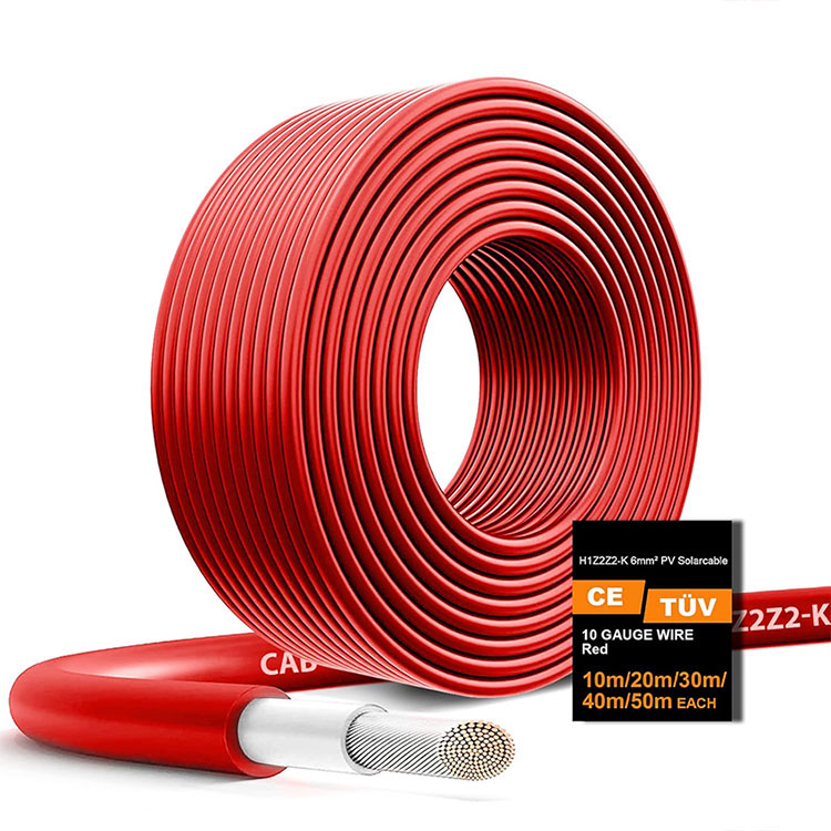 Heavy Duty Earth Burial Goedkard 6mm2 Red Solar Line